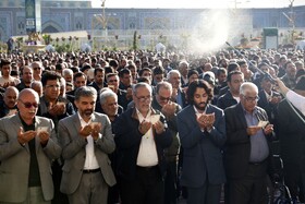 نماز عید سعید فطر در حرم مطهر رضوی