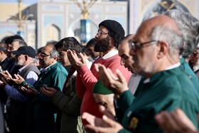 نماز عید سعید فطر در حرم مطهر رضوی