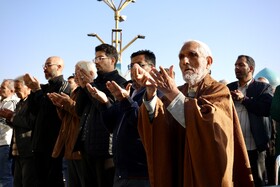 نماز عید سعید فطر در حرم مطهر رضوی