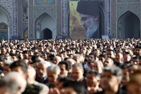 نماز عید سعید فطر در حرم مطهر رضوی