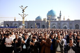 نماز عید سعید فطر در حرم مطهر رضوی