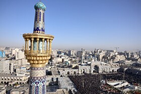 نماز عید سعید فطر در حرم مطهر رضوی