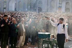 نماز عید سعید فطر در حرم مطهر رضوی