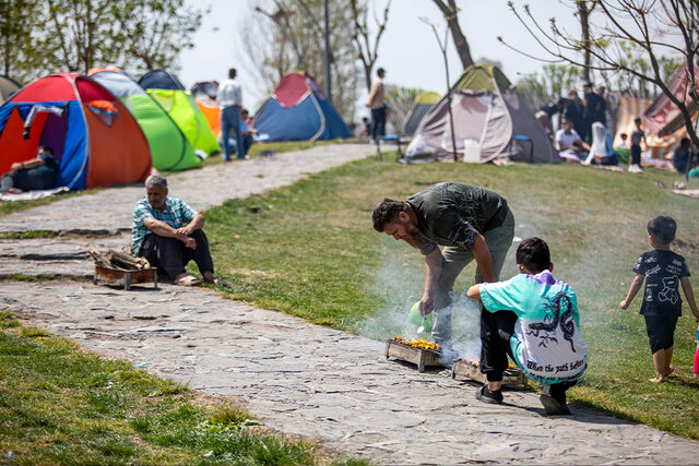 ویدیو/ روز طبیعت در تهران ویدیو/ روز طبیعت در تهران