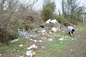 زباله هدیه مسافران نوروزی به استان گیلان