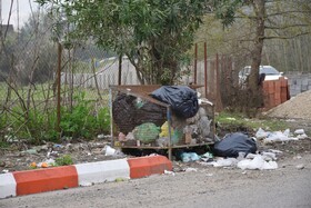 زباله هدیه مسافران نوروزی به استان گیلان
