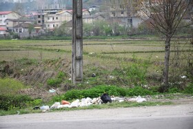 زباله هدیه مسافران نوروزی به استان گیلان