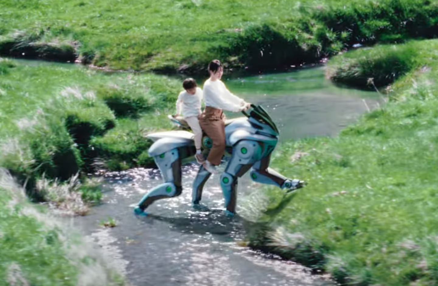 رونمایی «کاوازاکی» از طرح دیوانهوار اسب رباتیک