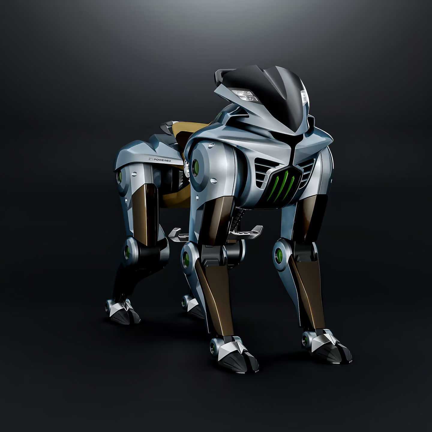 رونمایی «کاوازاکی» از طرح دیوانهوار اسب رباتیک