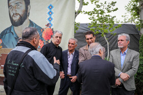 مراسم تشییع «فرامرز ظلی» پیشکسوت فوتبال ورزشگاه شهید شیرودی - تهران