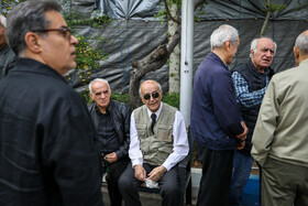 مراسم تشییع «فرامرز ظلی» پیشکسوت فوتبال ورزشگاه شهید شیرودی - تهران