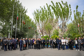 مراسم تشییع «فرامرز ظلی» پیشکسوت فوتبال ورزشگاه شهید شیرودی - تهران