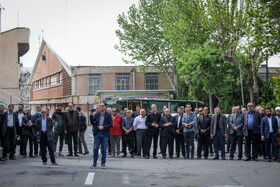 مراسم تشییع «فرامرز ظلی» پیشکسوت فوتبال ورزشگاه شهید شیرودی - تهران