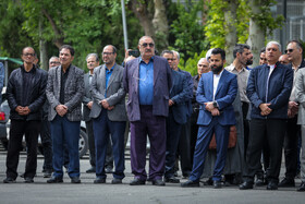 مراسم تشییع «فرامرز ظلی» پیشکسوت فوتبال ورزشگاه شهید شیرودی - تهران