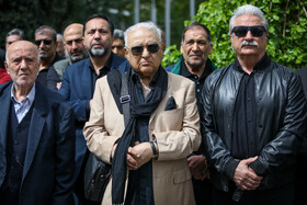 مراسم تشییع «فرامرز ظلی» پیشکسوت فوتبال ورزشگاه شهید شیرودی - تهران