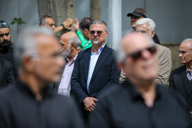 حضور علی نظری جویباری مدیرعامل باشگاه استقلال در مراسم تشییع «فرامرز ظلی» پیشکسوت فوتبال
