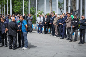 مراسم تشییع «فرامرز ظلی» پیشکسوت فوتبال ورزشگاه شهید شیرودی - تهران