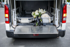 مراسم تشییع «فرامرز ظلی» پیشکسوت فوتبال ورزشگاه شهید شیرودی - تهران