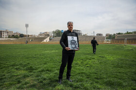 مراسم تشییع «فرامرز ظلی» پیشکسوت فوتبال ورزشگاه شهید شیرودی - تهران