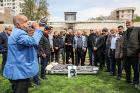 مراسم تشییع «فرامرز ظلی» پیشکسوت فوتبال ورزشگاه شهید شیرودی - تهران