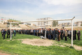 مراسم تشییع «فرامرز ظلی» پیشکسوت فوتبال ورزشگاه شهید شیرودی - تهران