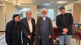 حضور محسنی اژه‌ای  در منزل عنایت‌الله بخشی