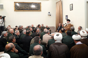 دیدار جمعی از فرماندهان نیروهای مسلح