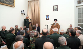 دیدار جمعی از فرماندهان نیروهای مسلح