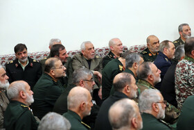 دیدار جمعی از فرماندهان نیروهای مسلح
