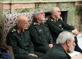 دیدار جمعی از فرماندهان نیروهای مسلح