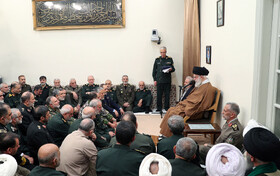 دیدار جمعی از فرماندهان نیروهای مسلح