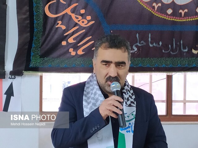 تجمع بازاریان شهرستان آستارا به نسلکشی اسرائیل در غزه