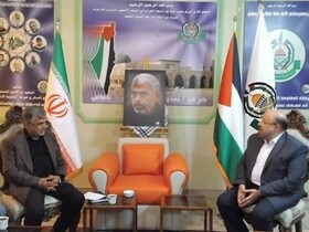 دیدار امانی با نماینده جنبش حماس