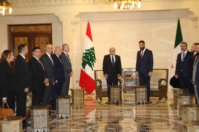 اولین دیدار الجولانی و نخستوزیر لبنان درمورد کنترل و ترسیم مرزها