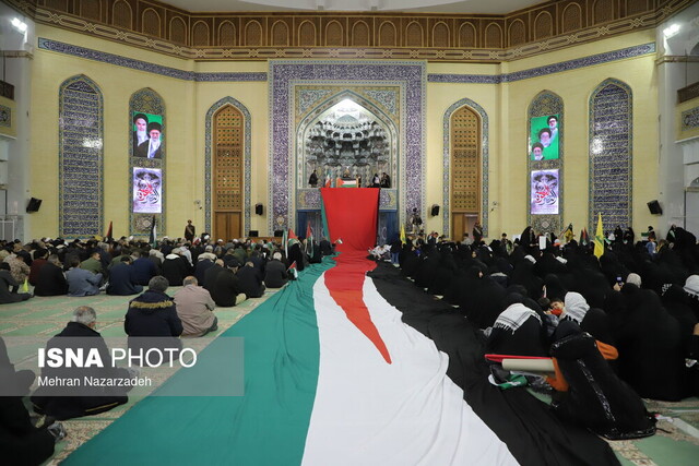 تجمع مردم تبریز در محکومیت جنایات صهیونیستها در غزه