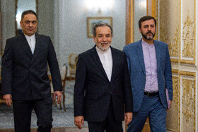 سید عباس عراقچی، وزیر امور خارجه پیش از دیدار با رافائل گروسی، مدیر کل آژانس بینالمللی انرژی اتمی
