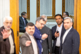 دیدار رافائل گروسی، مدیر کل آژانس بینالمللی انرژی اتمی با سید عباس عراقچی، وزیر امور خارجه