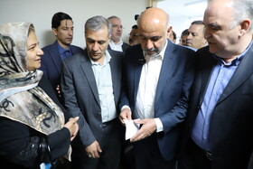 احمد میدری وزیر تعاون، کار و رفاه اجتماعی در درمانگاه تامین اجتماعی مراغه