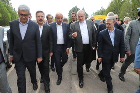 احمد میدری وزیر تعاون، کار و رفاه اجتماعی در مرکز آموزشی فنی و حرفه ای مراغه