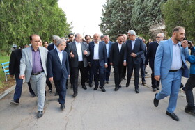 احمد میدری وزیر تعاون، کار و رفاه اجتماعی در مرکز آموزشی فنی و حرفه ای مراغه