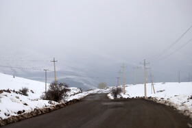 برف و سرمای شدید در راه قزوین