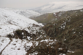 بارش برف بهاری در شهرستان اهر
