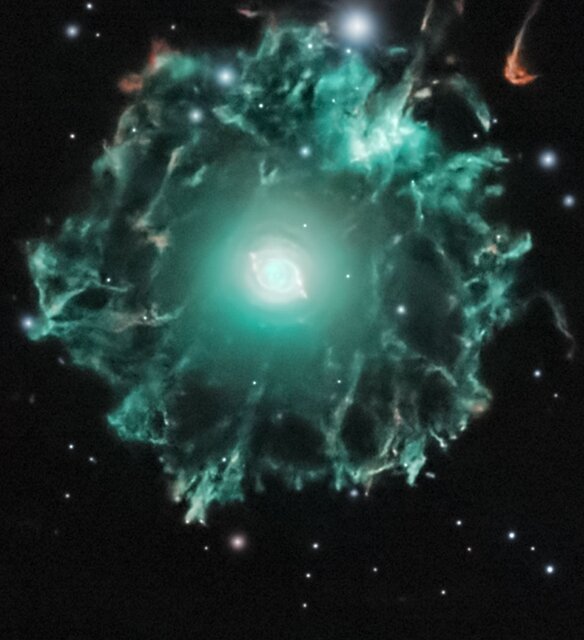 هاله غیر معمول «سحابی چشم گربه»