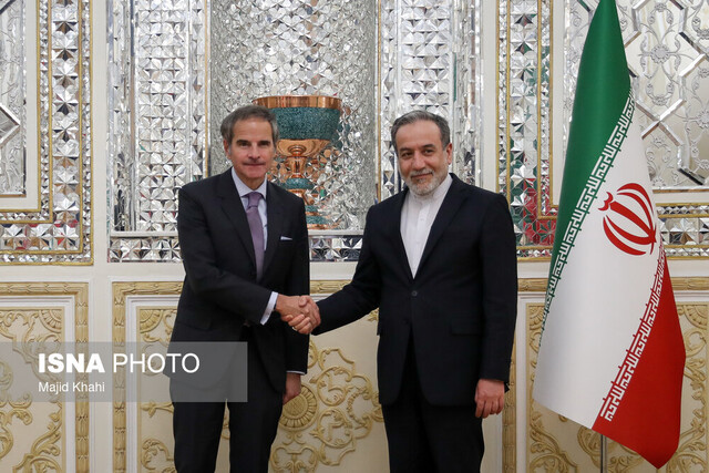 دیدار گروسی با عراقچی در تهران دیدار گروسی با عراقچی در تهران