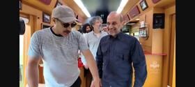 انتشار ویدئویی از حضور جبلی در پشت‌صحنه  «پایتخت ۷»