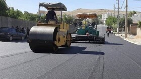توقف انجام روکش آسفالت محور تبرک_تلخدان به دلیل عدم تخصیص اعتبار