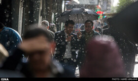 آغاز هفته با رگبار و بارش پراکنده/ افزایش دما در برخی مناطق