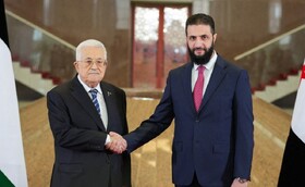 حمایت الجولانی از آتش‌بس فوری در غزه در دیدار با محمود عباس