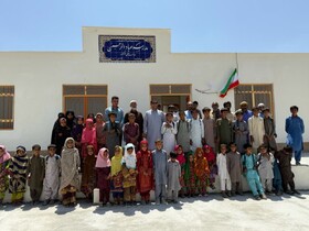 افتتاح مدرسه سه کلاسه در روستای نوکبند آشار مهرستان سیستان و بلوچستان