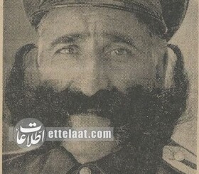 پلیس زاهدان با سبیل ۸۰ سانتی تیتر روزنامه‌ شد!